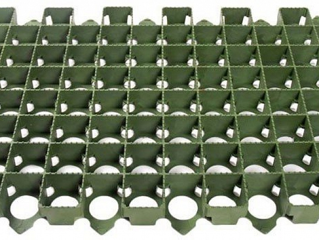 Решетка газонная РГ-60.40.3,8-ПП пластиковая зелен